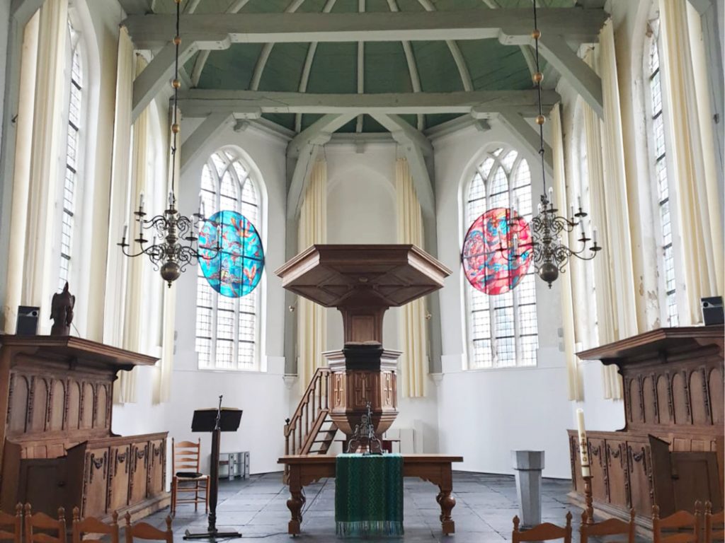 De Hervormde kerk in Stompetoren.