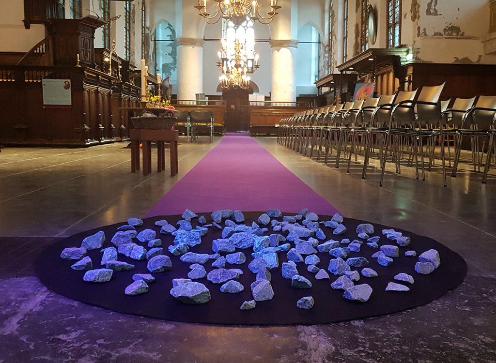 Herdenkingsmonument Levenslicht in de Grote Kerk in De Rijp.