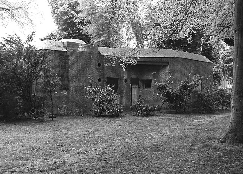 Bunker Alkmaarder Hout met camouflagemuur