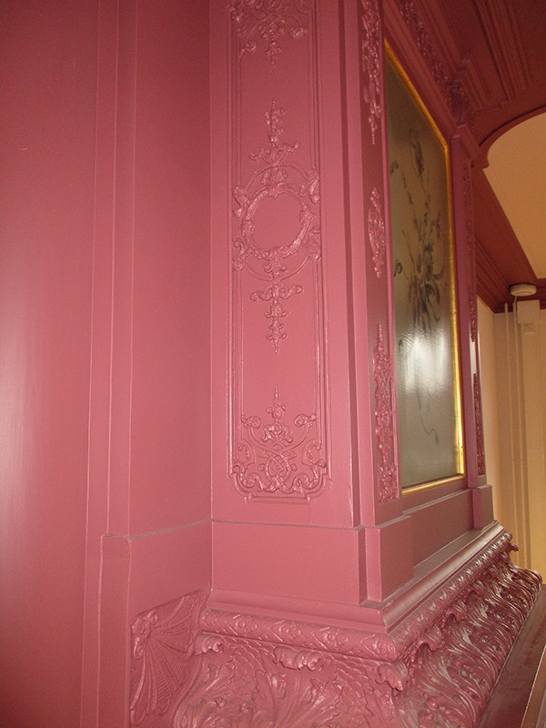 De alkoofkamer van Sijmon Schagen en Cornelia Kraft in het Stadhuis van Alkmaar in de Langestraat.