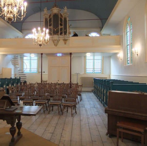 Interieur Doopsgezinde kerk Alkmaar