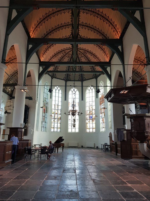 Interieur Grote Kerk Schermerhorn