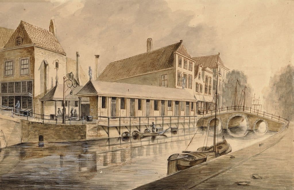Visbanken_Alkmaar-oude illustratie