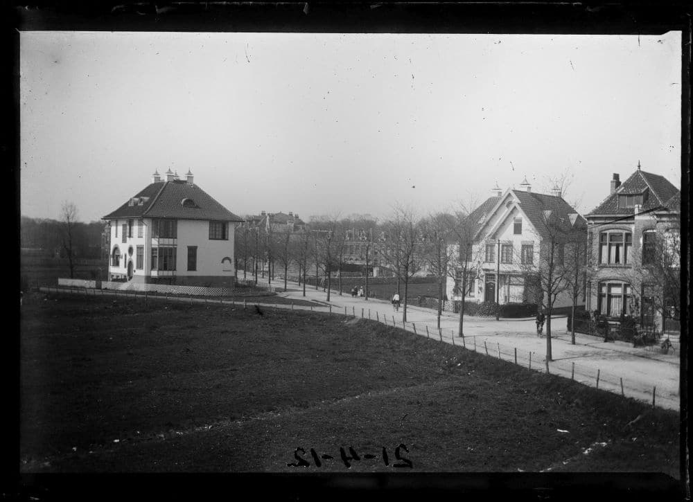 De huizen in de oorspronkelijke situatie 