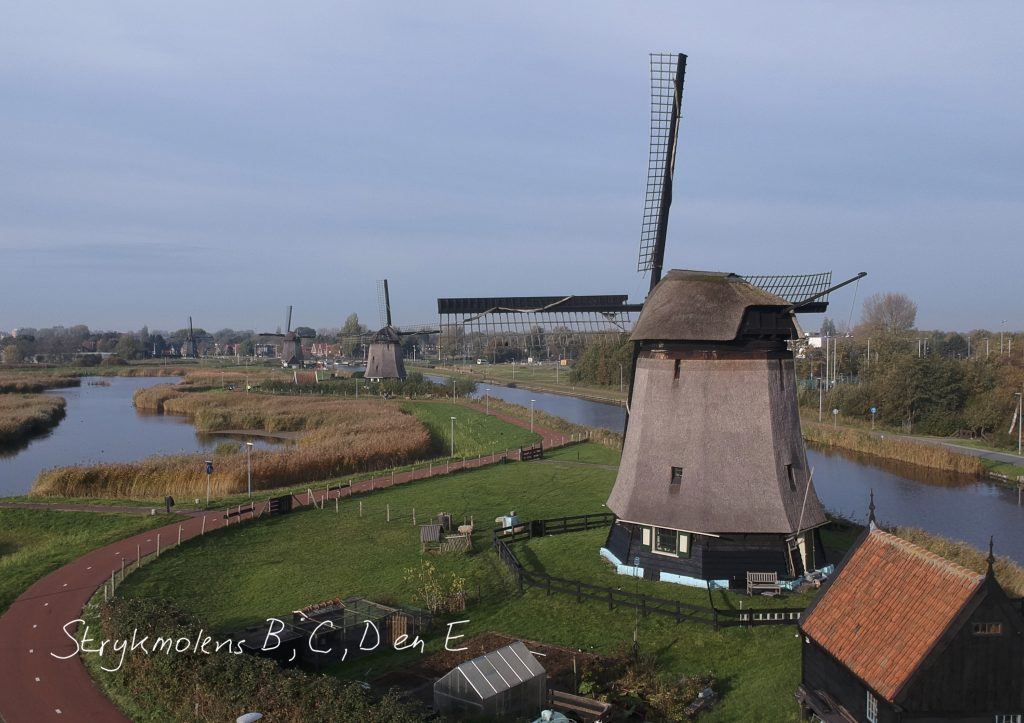 Molens gemeente Alkmaar Oudorp Strijkmolens B, C, D en E Joan Harmsen