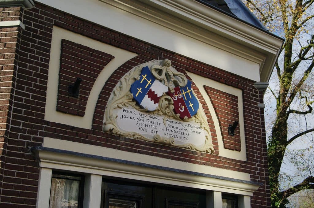 Hofje van Paling en van Foreest Alkmaar-gevelsteen