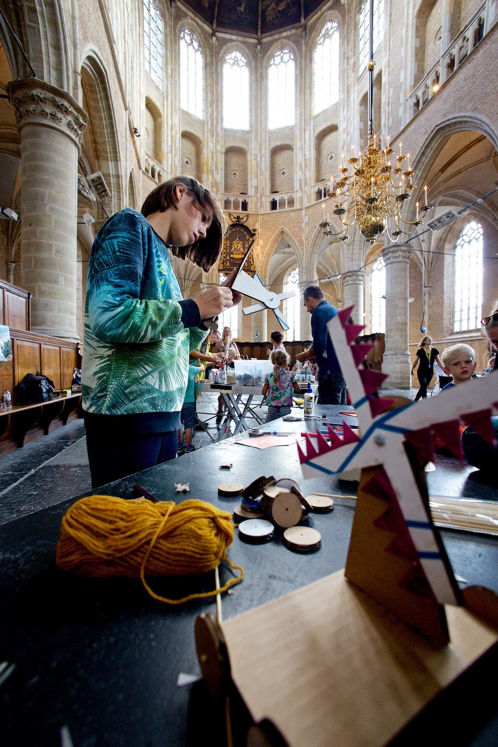 Grote Sint Laurenskerk jeugdactiviteiten, foto: Rob Verhagen