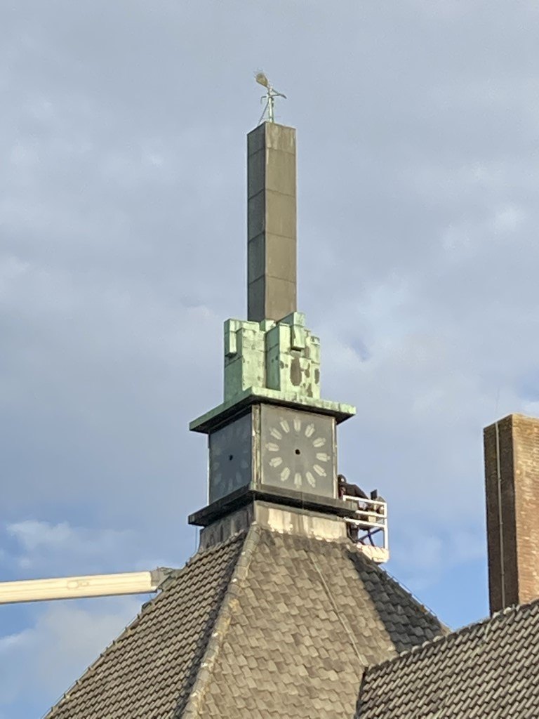 Torenklok Westerlicht zonder wijzers