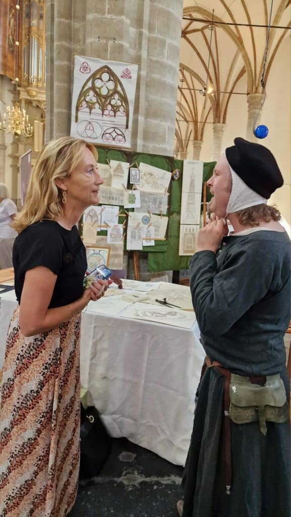 Simone van der Vlugt erfgoedmarkt Grote Sint Laurenskerk