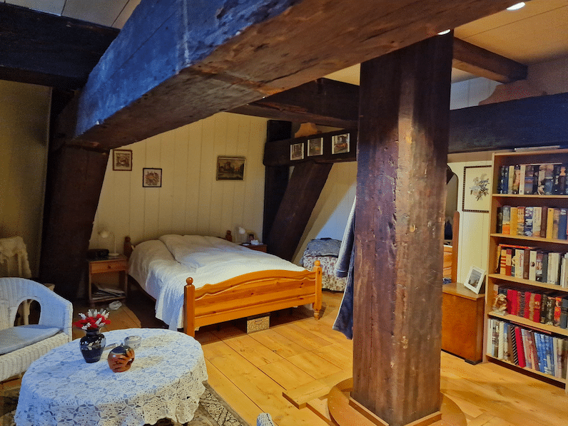 Strijkmolen I de slaapkamer