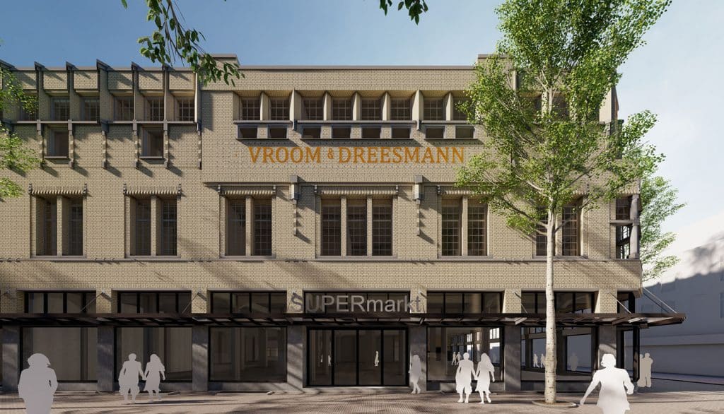 V&D ontwerp nieuwe gevel