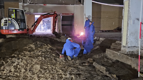 Archeologisch onderzoek in voormalige V&D