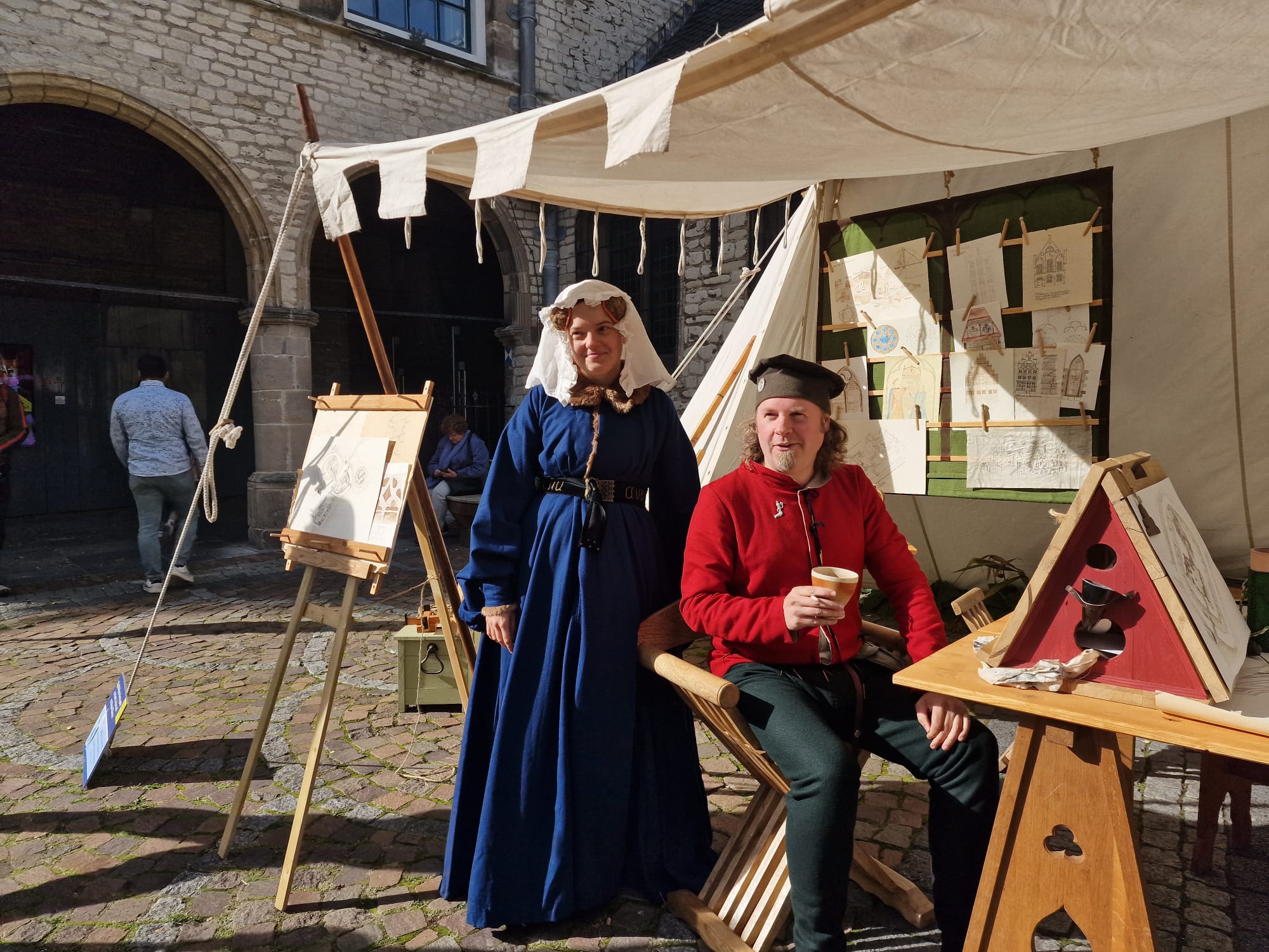 Grote Kerk Alkmaar tent met kasteelverhalen door Marius