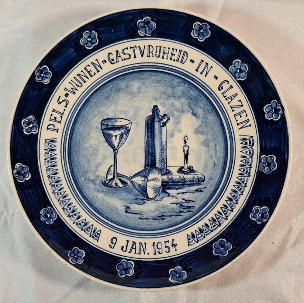 Pels wijnhandel bordje