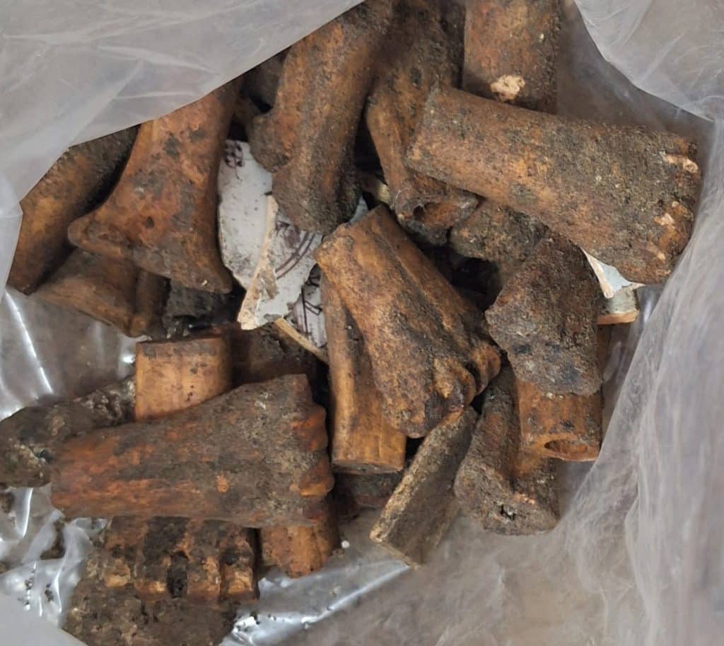 Middenhands- en middenvoetsbeenderen van runderen