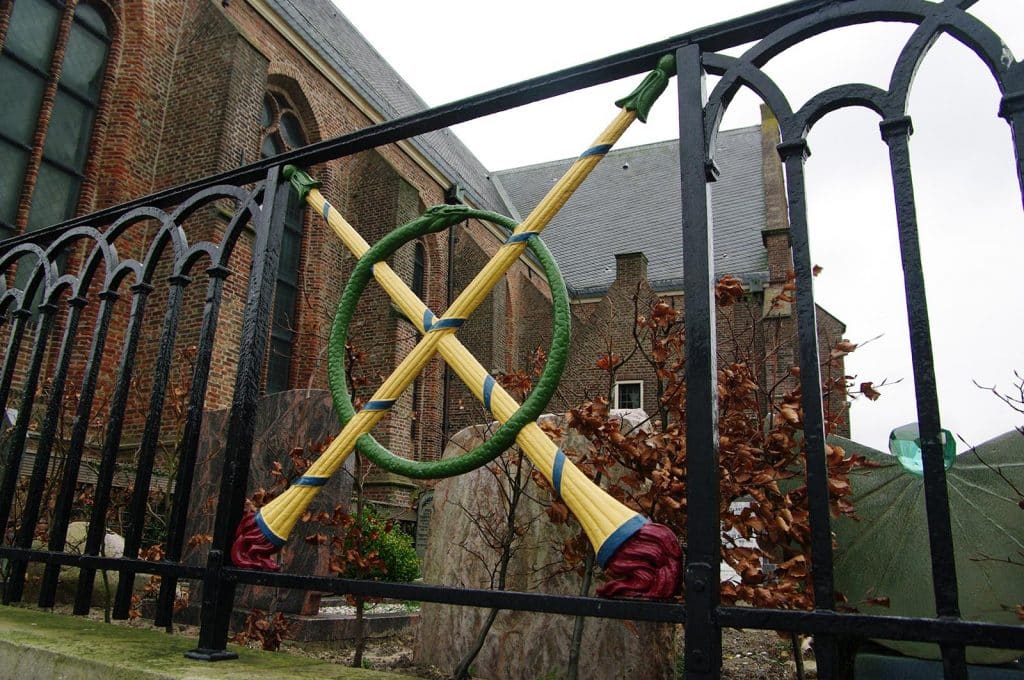Hek van de begraafplaats van de Grote Kerk in De Rijp.