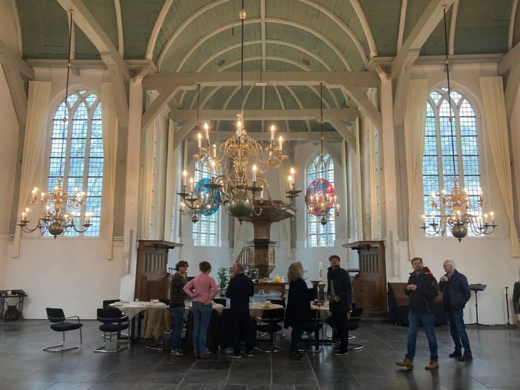 Erfgoedteam tijdens een voorbereidende brainstorm voor Open Monumentendag Alkmaar 2025.