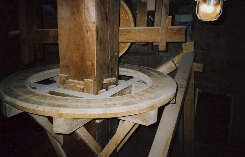 Interieur van de Molen van Piet. Circa 1995.