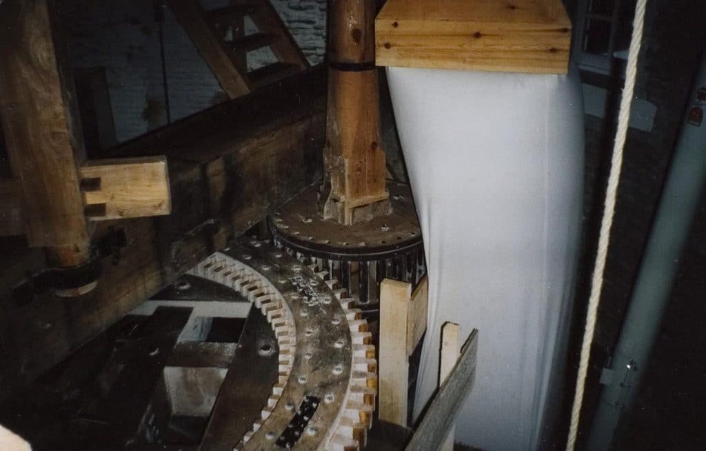 Interieur van de Molen van Piet. Circa 1995.