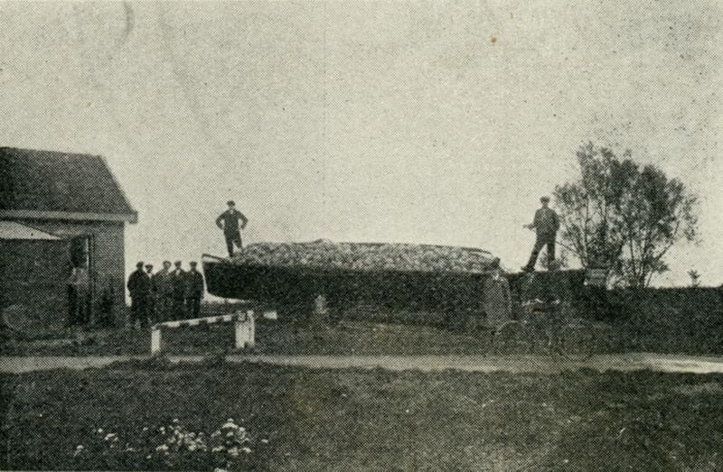 Kolenschuit op de Schermerdijk bij de Omval
