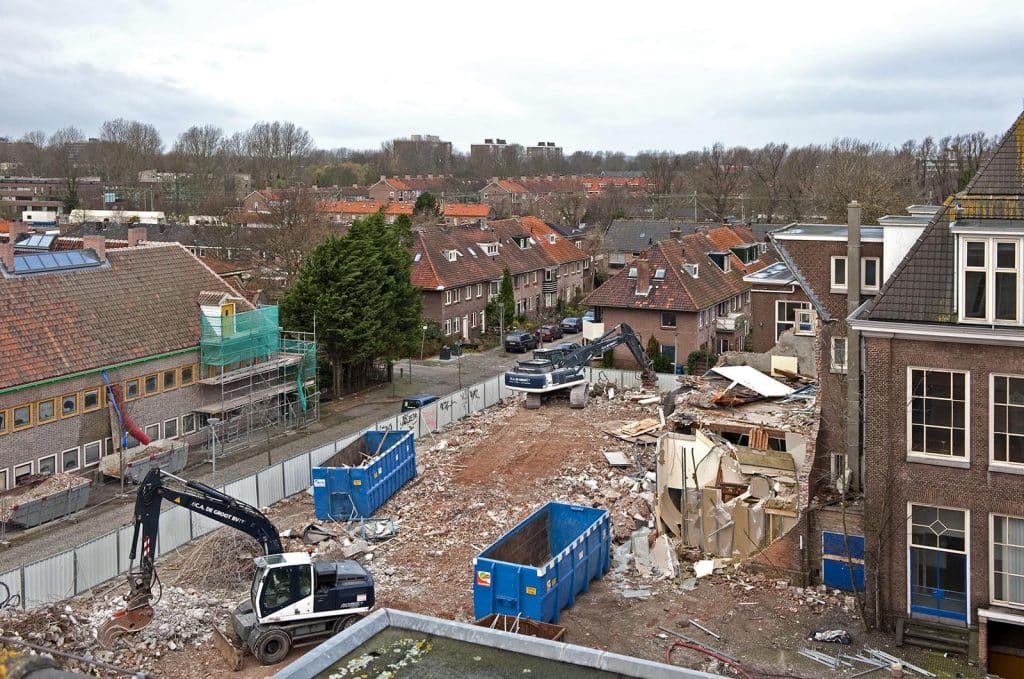 De laatste restanten van lokaal 014. Voormalige Ambachtsschool aan de Bergerweg in Alkmaar. Circa 2010. Foto J Elsinga