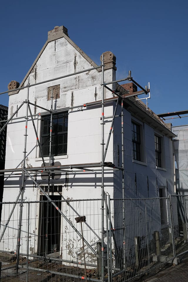 't Regthuysje schoonspuiten en renoveren in 2019.