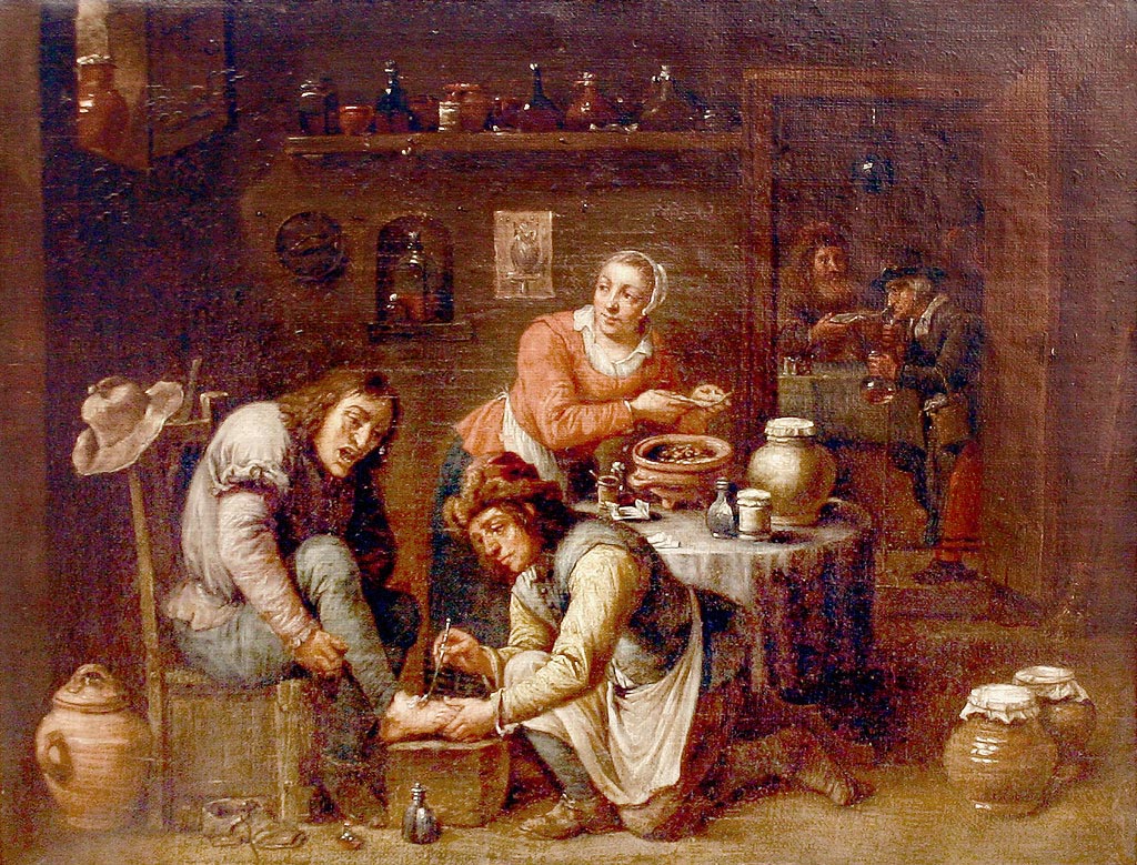 Chrirurgijn door David Teniers the Younger 1663