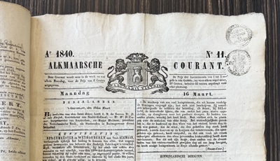 De zussen Sterck. Uitgevers van de Alkmaarsche Courant blog RAA