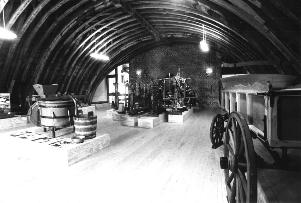 Interieur kaasmuseum in 1983 Foto Berend Ulrich