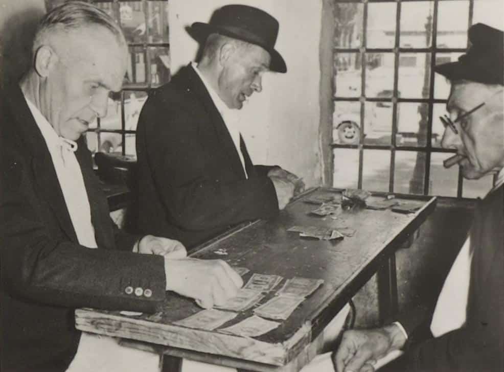 Verdelen van het loon in de Waag Circa 1935