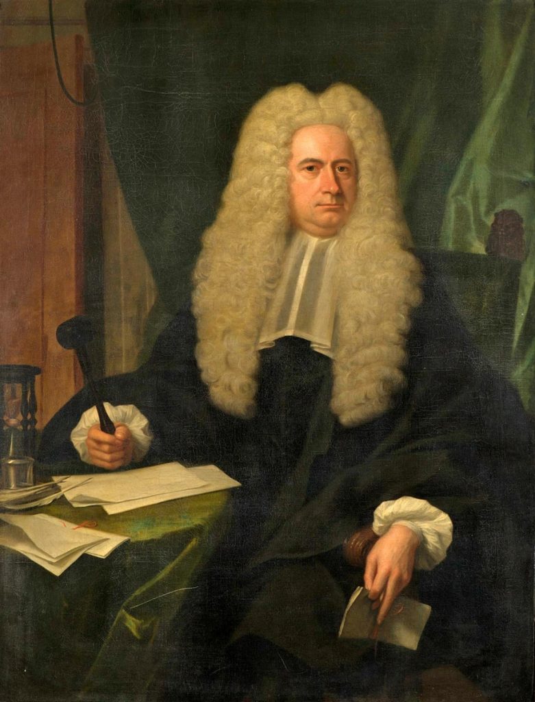 Rechter Cornelis van Bijnkershoek (1673-1743)- Collectie Rijksdienst voor het Cultureel Erfgoed, Philip van Dijk 1733.