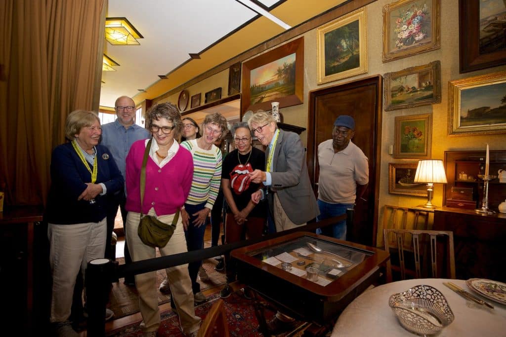Bezoekers in Museum Huys Auerhaen 