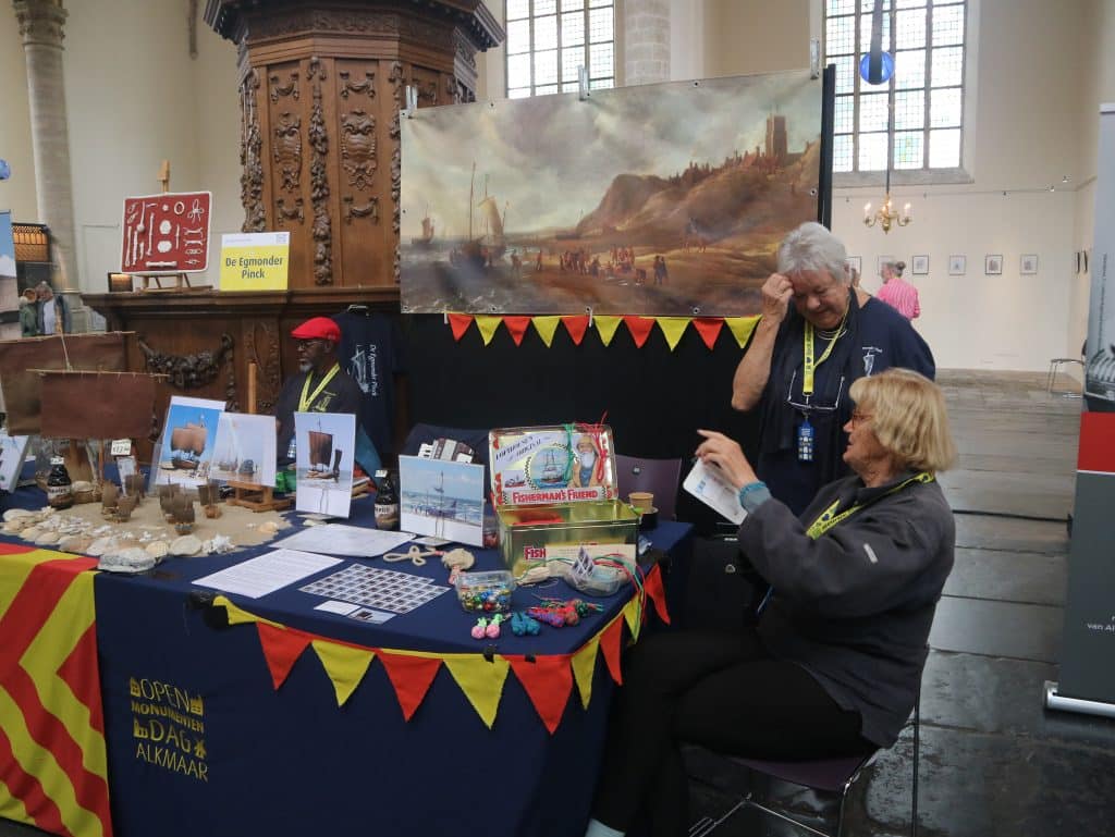 De Egmonder Pinck Erfgoedmarkt in Grote Kerk Alkmaar
