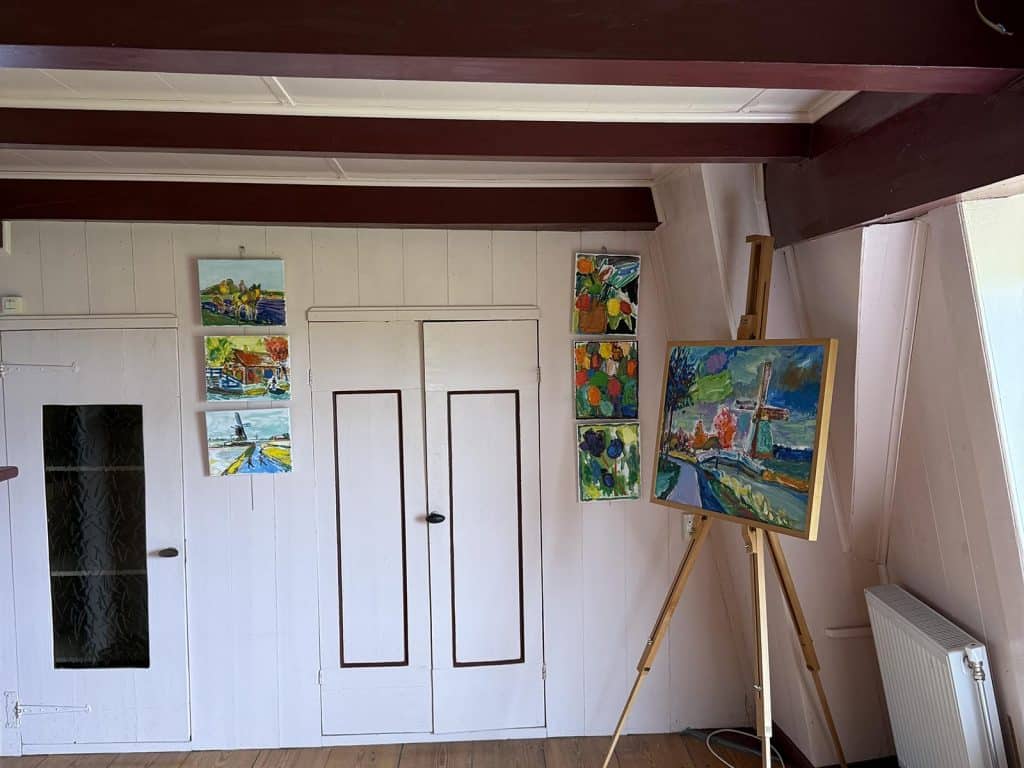 Kunst in Bovenmolen E in Schermerhorn