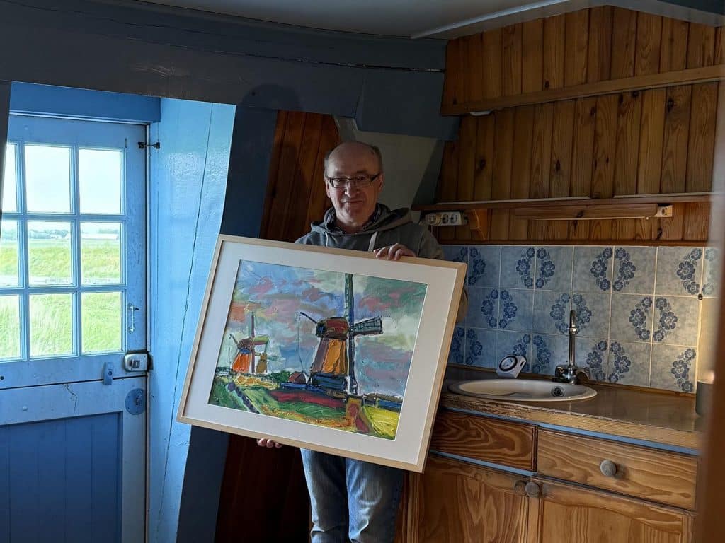 Kunst in Bovenmolen E in Schermerhorn