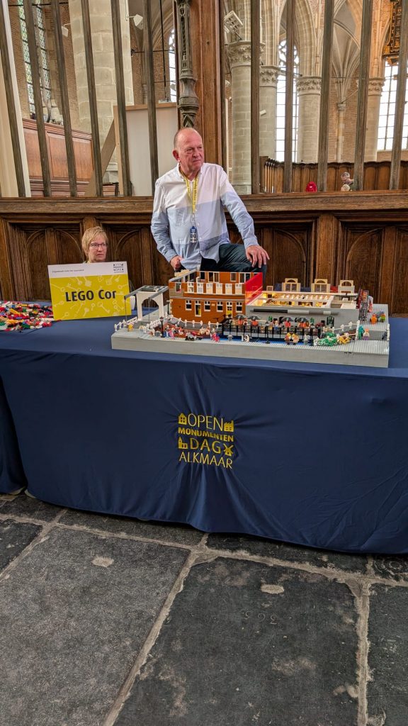 LEGO Cor op de erfgoedmarkt