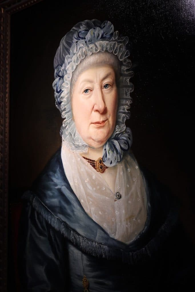 Portret in Museum in t Houten Huis in De Rijp