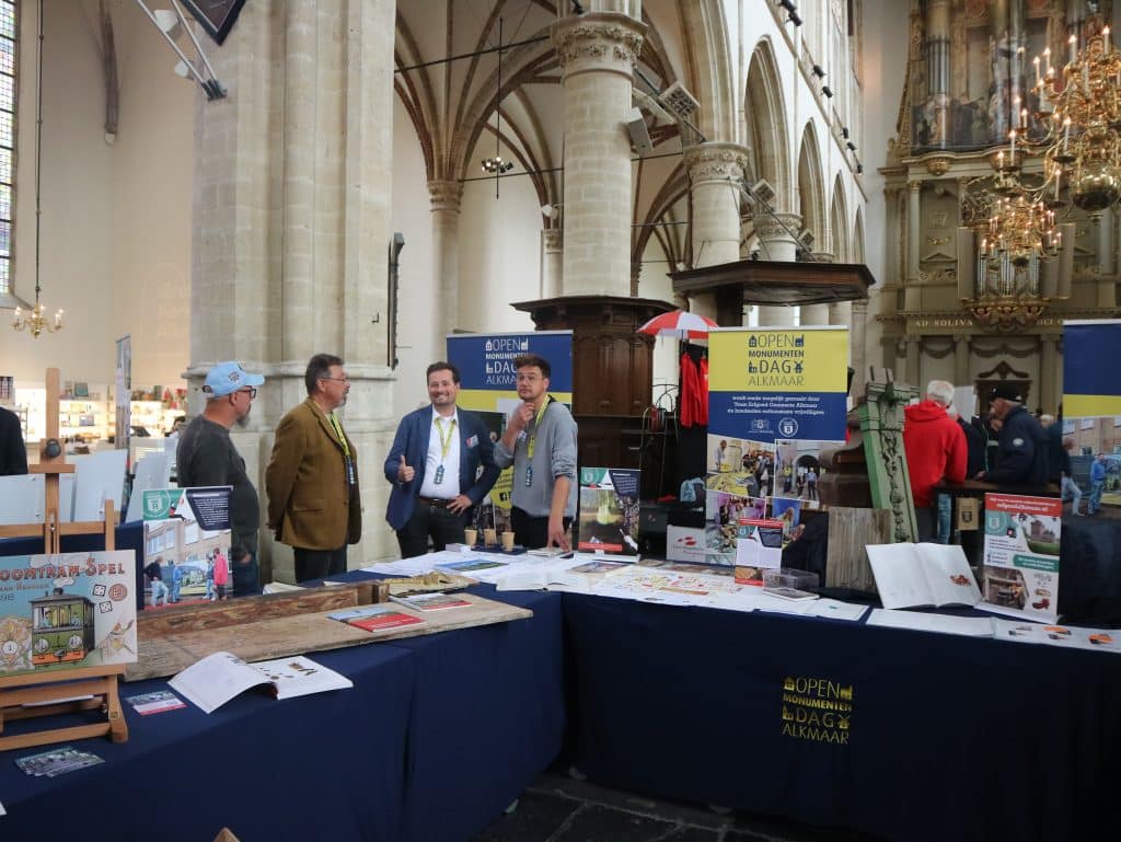 Team Erfgoed Erfgoedmarkt in Grote Kerk Alkmaar
