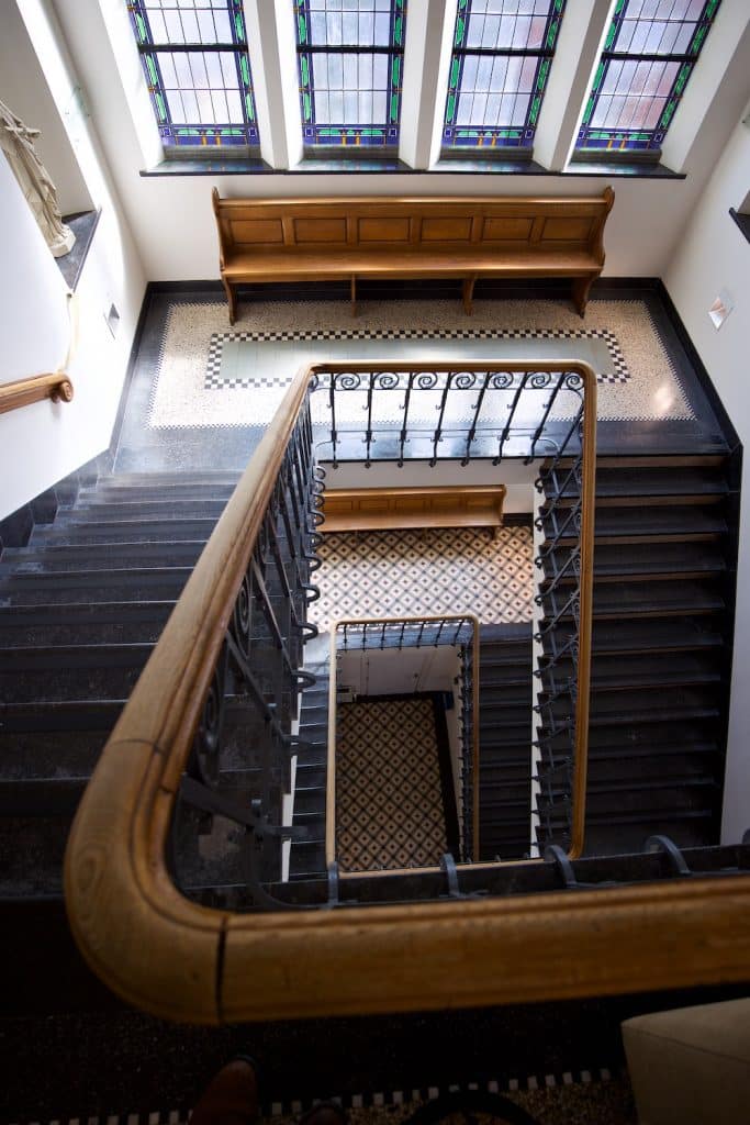 Trappenhuis van het voormalige Sint Elisabeth ziekenhuis.