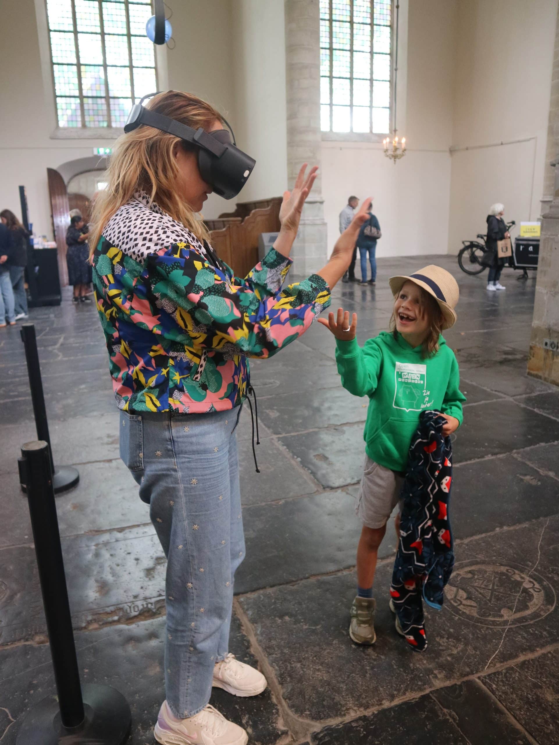 VR Bril in Grote Kerk Alkmaar