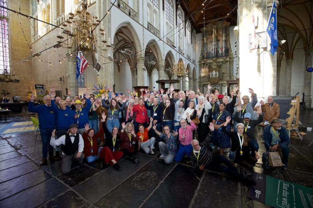 Vrijwilligers in Grote Kerk Alkmaar 