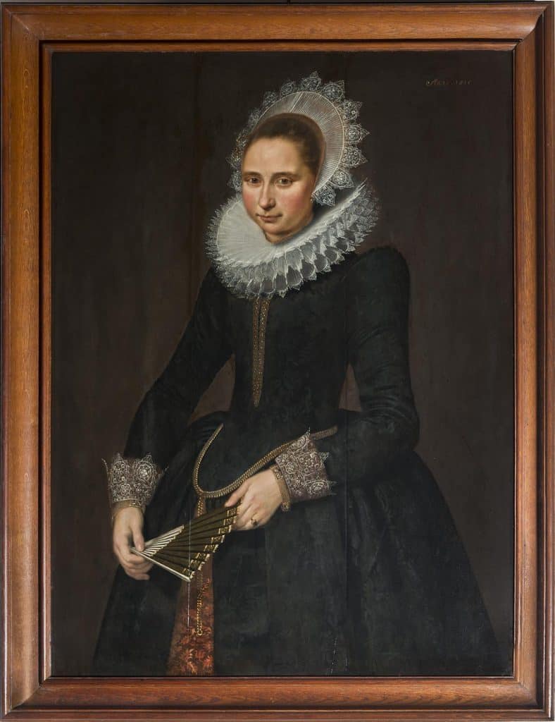 Portret van Weyntgen Heyckens in provenhuis van Nordingen het Huis van Achten Foto J Elsinga 2012
