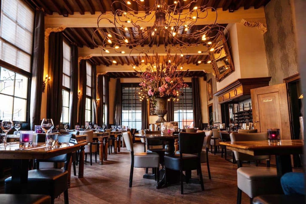 Eetzaal van de Hof van Sonoy. Foto De Heeren van Sonoy