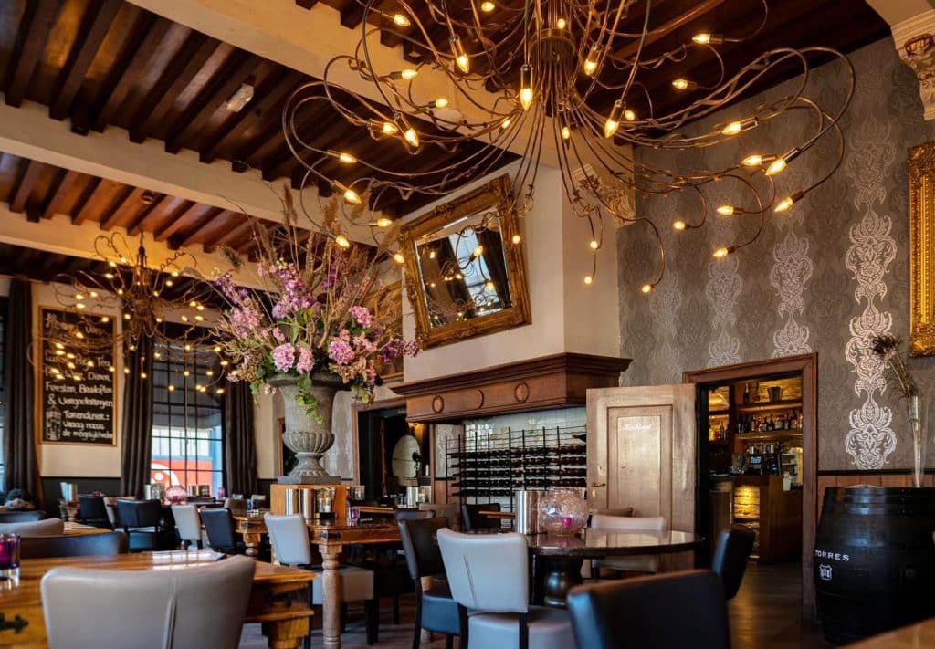 Eetzaal van de Hof van Sonoy. Foto De Heeren van Sonoy