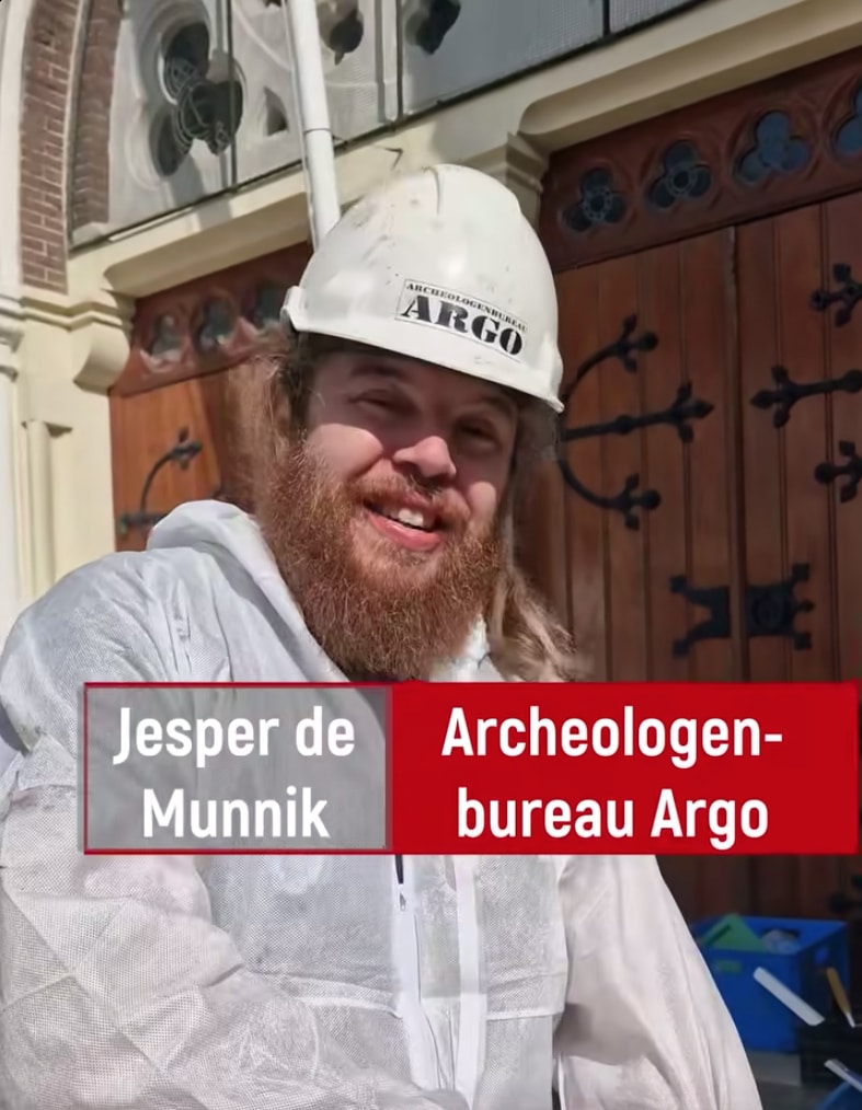 Jesper van archeologenbureau Argo