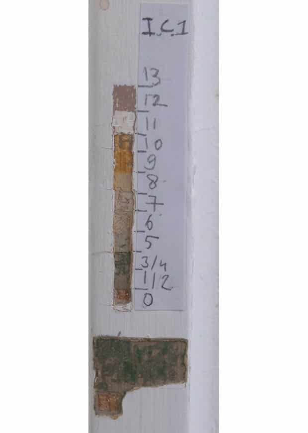 Kleurtrapje kozijn tussendeur vestibule