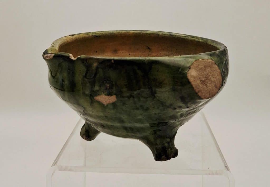 Aardewerk van een bakkerij uit de woning van de familie Schenk in Grootschermer