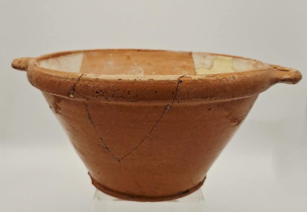 Aardewerk van een bakkerij uit de woning van de familie Schenk in Grootschermer