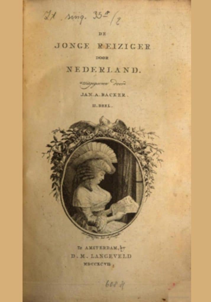 Boek De jonge reiziger door Nederland. Geschreven door Jan Aukes Backer uit Harlingen.