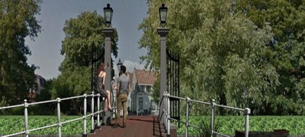 Artist impression van het Nieuwlanderhek. Afbeelding website BAS Alkmaar.